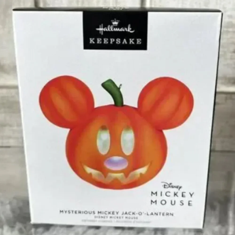 Hallmark Disney Mickey Mouse Mysterious Mickey Jack-o'-Lantern Ornament - Picture 2 of 3